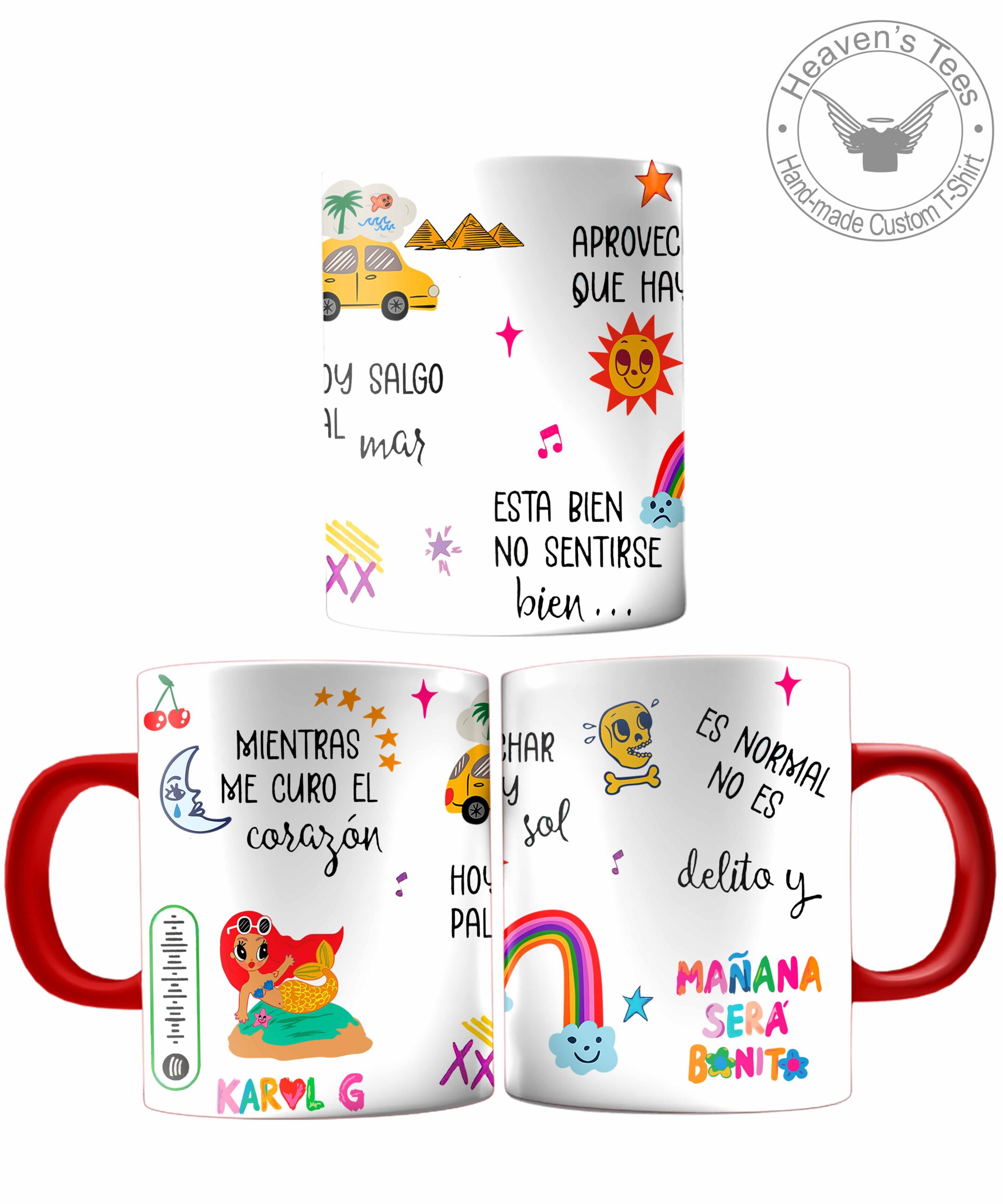mock taza heavens tees }t