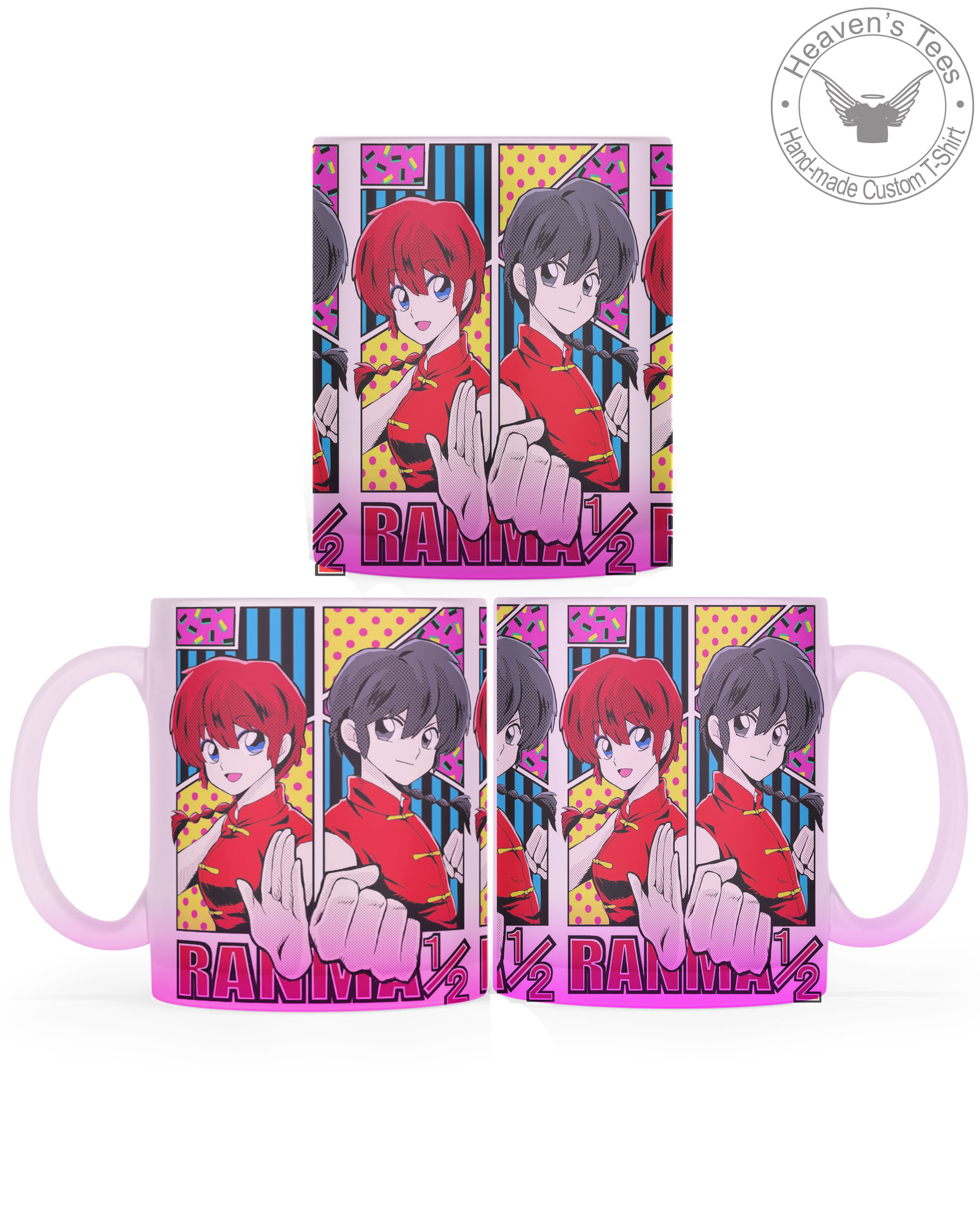frosted taza HEaven´s tees Mockup by sdfsa