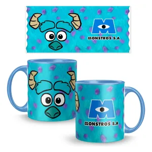Tazas Dúo Amistad Sulli Mike Monster Inc Boca Abierta 3d