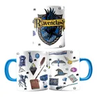 Taza Cerámica Premium De 11oz Harry Potter Casa Ravenclaw Azul-claro